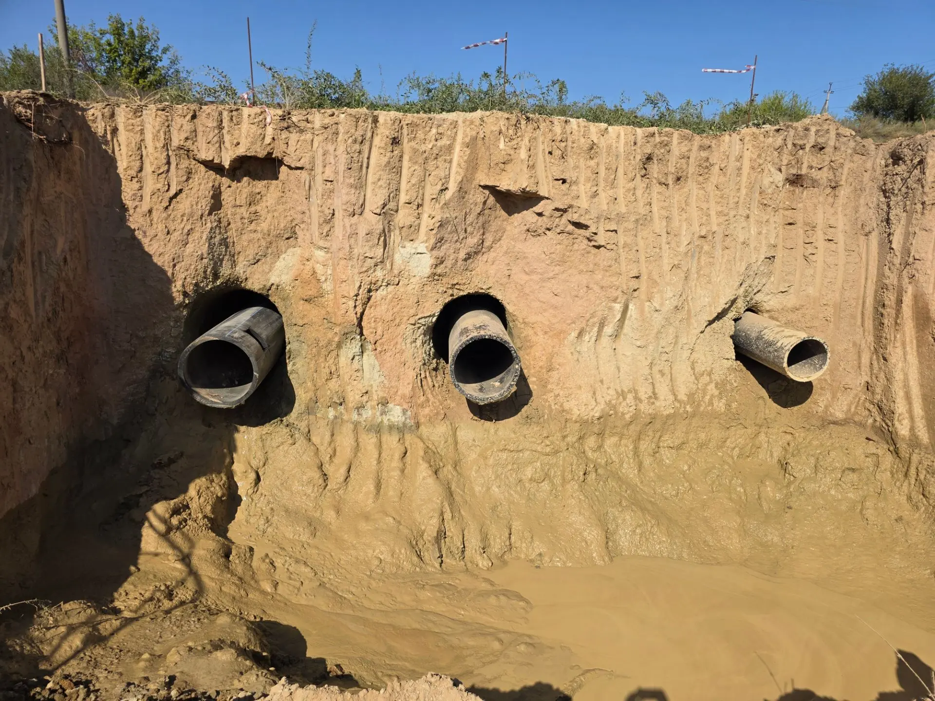 Строительство внутрипоселковой водопроводной сети в с. Средний Егорлык Целинского района Ростовской области, 2025 год — фото 1