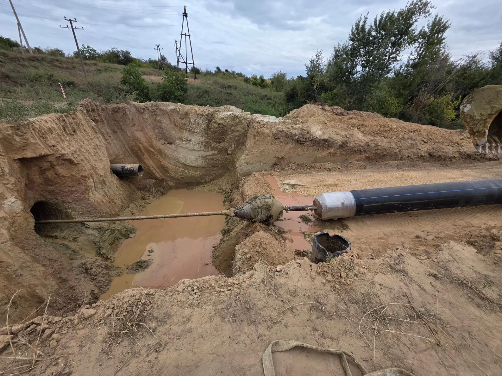 Строительство внутрипоселковой водопроводной сети в с. Средний Егорлык Целинского района Ростовской области, 2025 год — фото 5